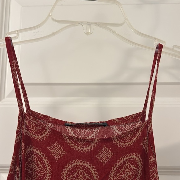 Brandy Melville dark red slip dress SZ small medium made in Italy boho chic - Picture 11 of 16
